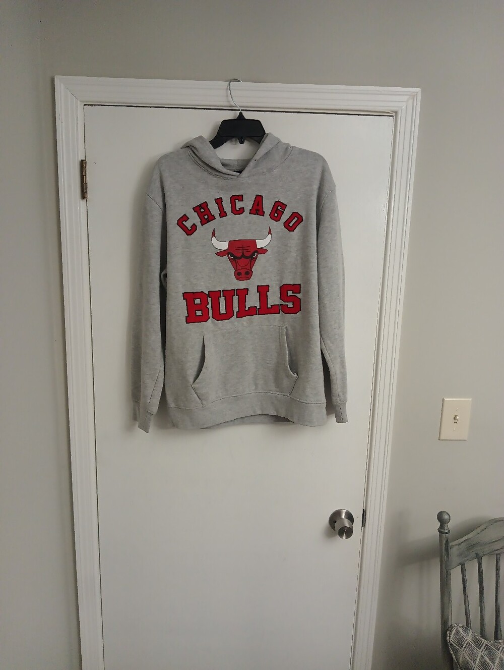 Chicago Bulls Vintage Y2K Ultra Gray Hoodie Sweatshirt